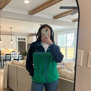 Patagonia colorblock fleece